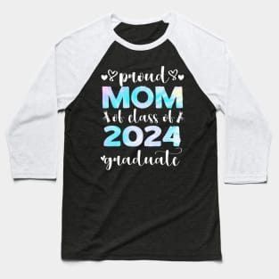 Proud Mom Class Of 2024 Senior Graduate 2024 Senior 24 Baseball T-Shirt